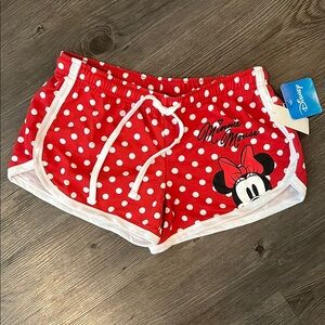 Disney Red and White Minnie Mouse Polka Dot Shorts